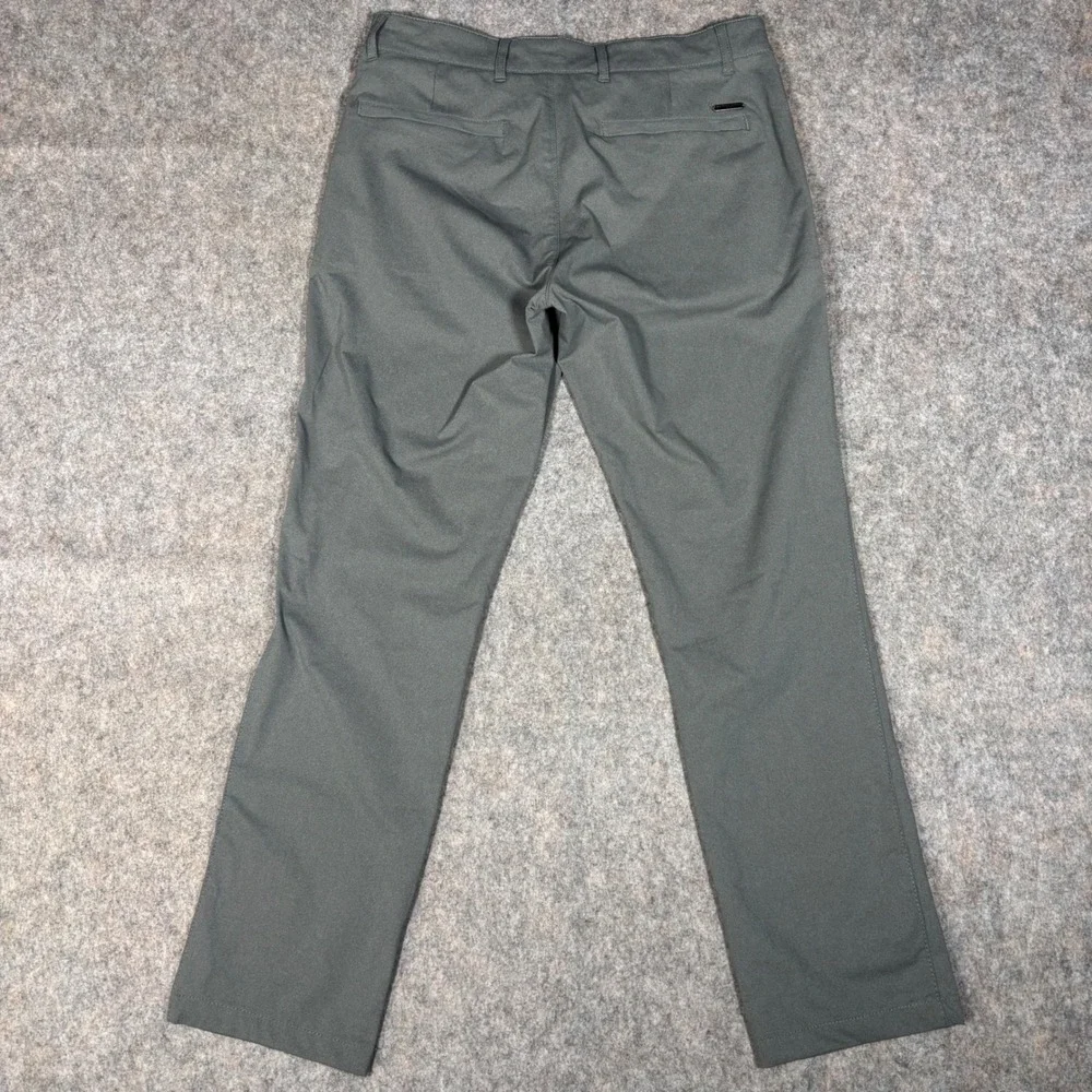 Twillory Performance Pants Mens 32x32 Grey Tailored Fit Technical Fabric Chino
